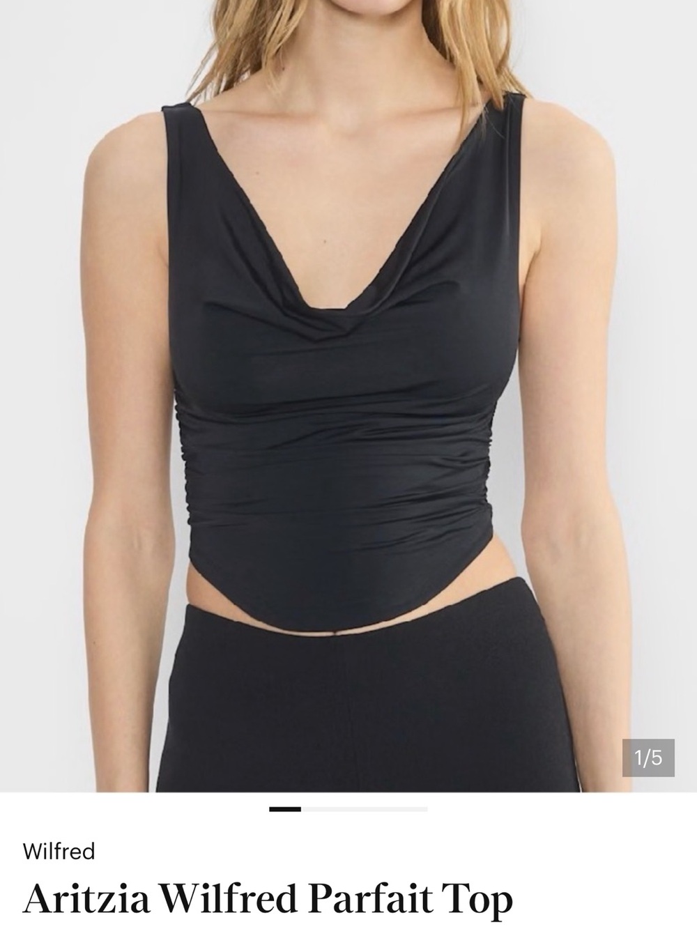 Aritzia Wilfred Parfait Top
